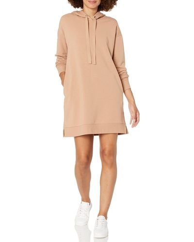 The Drop Iona Mini-robe sweat-shirt à capuche et manches longues pour - Neutre