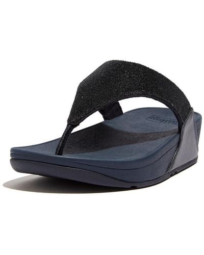 Fitflop Lulu Opul Toe-post Sandals - Black
