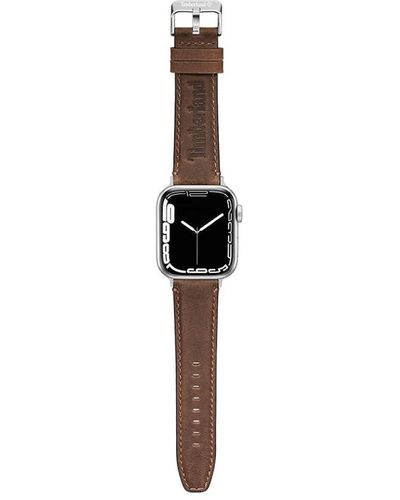 Timberland Tdoul0000704 Barnesbrook Brown Leather Apple Strap - White