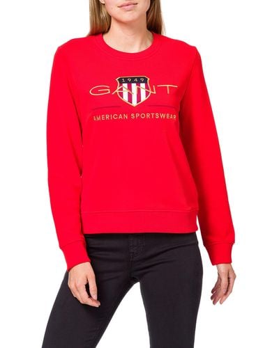 GANT Archive Shield C-neck Sweat Sweatshirt - White