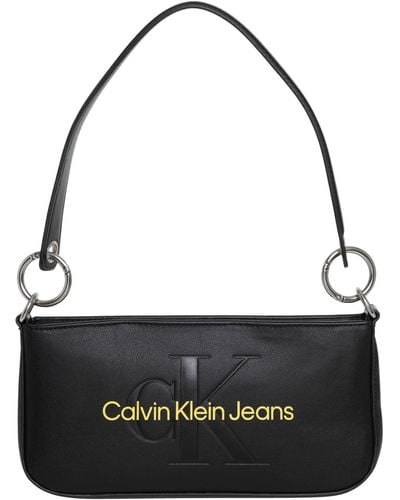 Calvin Klein Jeans Scuplted Umhängetasche - Schwarz
