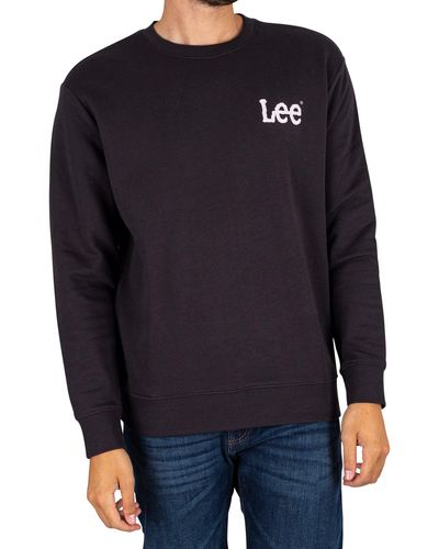 Lee Jeans Wobbly Sweatshirt Maglia di Tuta - Blu