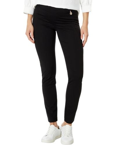 Tommy Hilfiger Curved Seam Ponte Trousers - Black