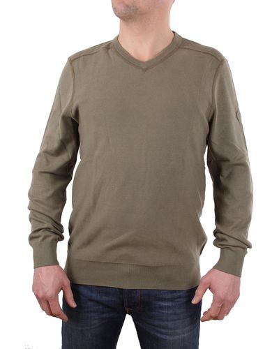 Timberland Pullover Uomo Williams River scollo - Marrone