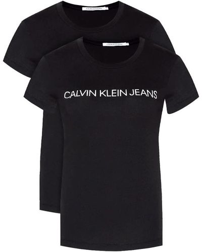 Damen-T-Shirt und Polos von Calvin Klein Bis zu 65% Rabatt im Black Friday  Sale | Lyst - Seite 7