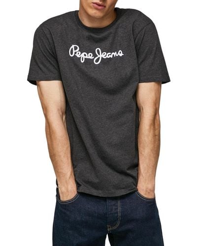 Pepe Jeans Eggo N T-Shirt - Schwarz