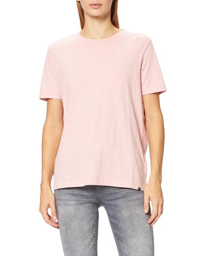 Superdry Vintage Logo EMB Tee T-Shirt - Pink