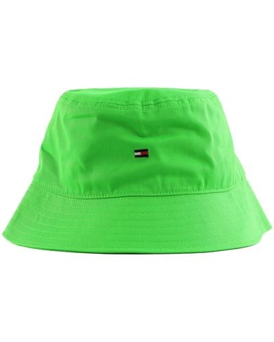 Tommy Hilfiger TH Flag Bucket Hat Spring Lime - Grün
