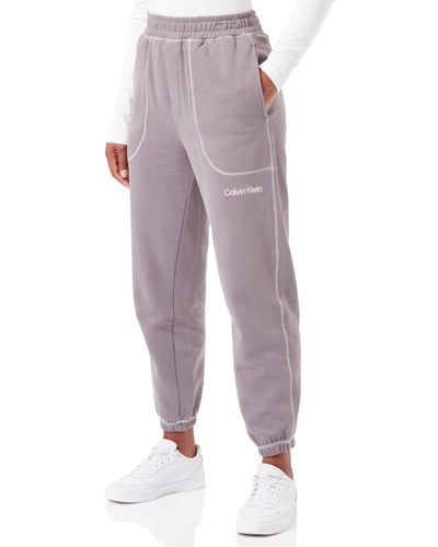 Calvin Klein Jogger Strickhose - Lila