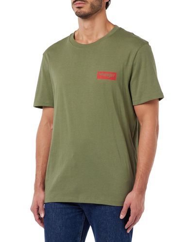 Wrangler Logo Tee T-shirt - Green