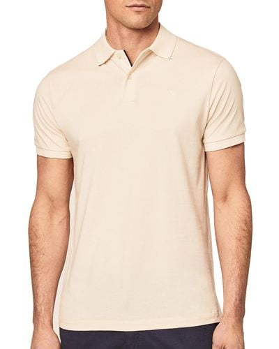 Hackett Pima Cotton Polo Shirt - Natural