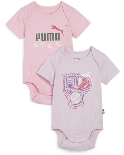 PUMA Minicats Newborn Bodysuit - Paars