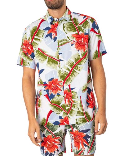 Superdry Vintage Hawaiian S/S Shirt Hemd - Mehrfarbig