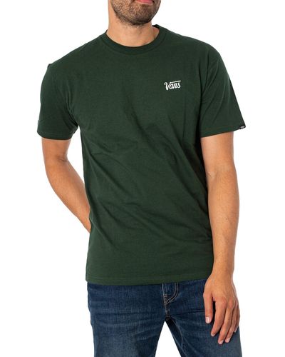 Vans Mini Script T-shirt Voor - Groen