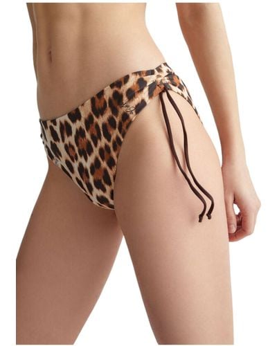 Liu Jo Liu Jo Bikini Pezzo sotto Slip Fasce Laterali Spotted Animalier VA4137J6448 Marrone - Neutro