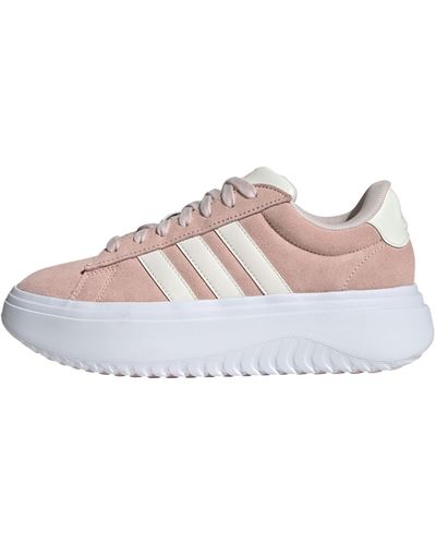 adidas Grand Court Platform Schoenen - Grijs