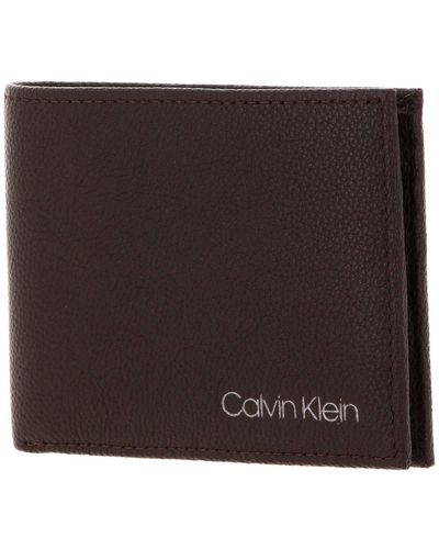 Calvin Klein Bifold Dark Brown - Bruin