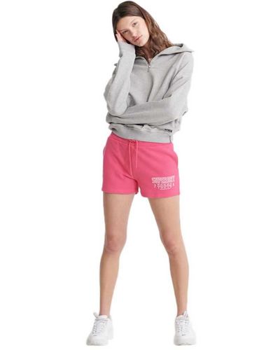 Superdry Track & Field Shorts - Pink