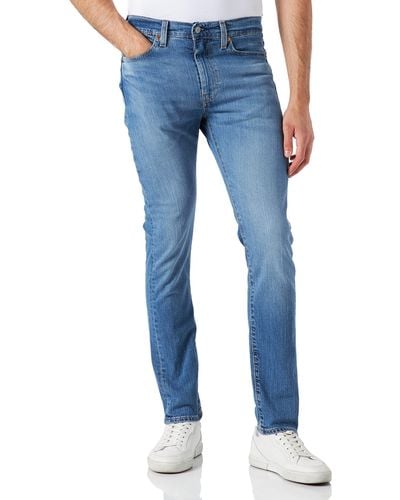 Levi's 510 Skinny Jeans Medium Indigo Worn In - Blau