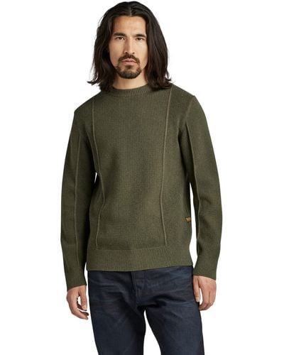 G-Star RAW Structure R Knit Sweater - Groen
