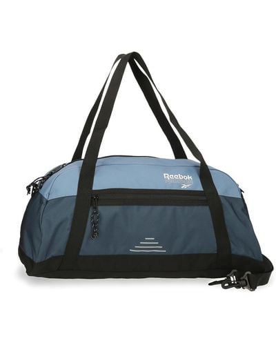 Reebok Rockport Travel Bag Blue 55x25x25cm Polyester 31.63l By Joumma Bags - Black