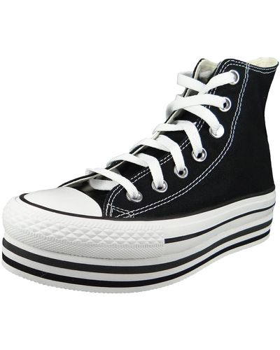 Converse Chuck Taylor All Star Lift Hi 571085c High Sneaker Voor - Zwart