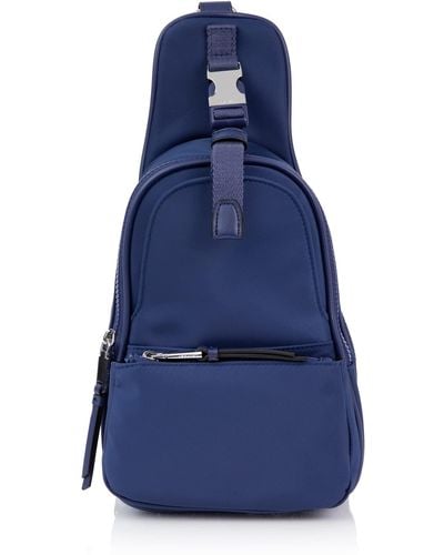 Calvin Klein Shay Organizational Sling Backpack - Blue