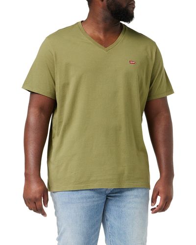 Levi's Original Housemark V-neck T-shirt - Green