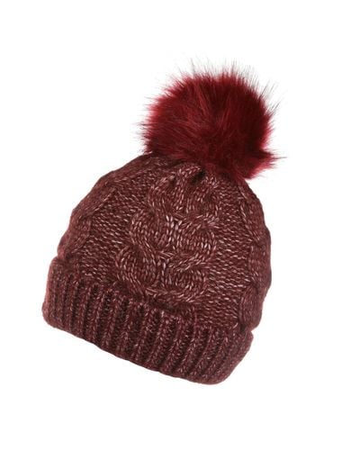 Regatta S Lovella Hat 3 Beanie Claret S - Red