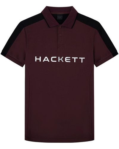 Hackett Hs Hackett Multi Polo Shirt - Red