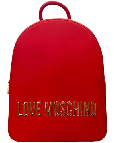 Love Moschino ZAINO CON LOGO - Rosso