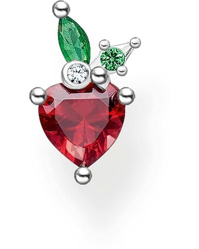 Thomas Sabo Single Ear Stud Strawberry Silver 925 Sterling Silver H2193-699-7 - Red