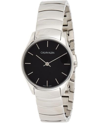 Calvin Klein Klassische Uhr K4D2114V - Schwarz