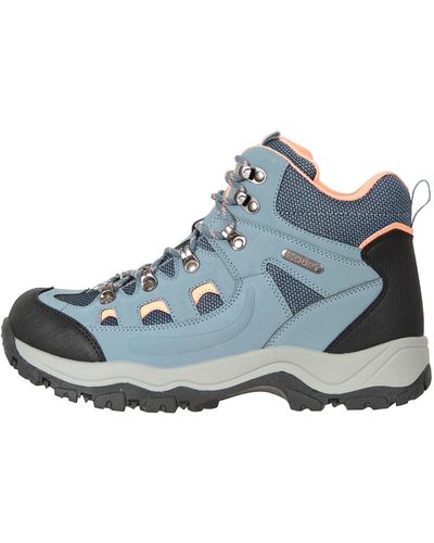 Mountain Warehouse Adventurer Regenstiefel für - wasserdichte, Bequeme stiefel, Wanderschuhe aus Synthetik und - Blau