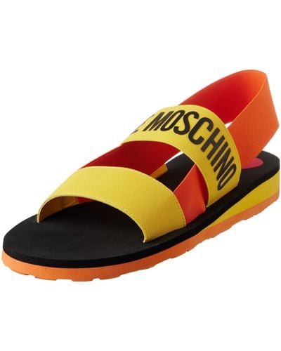 Love Moschino Ja16033g0gjn4 Platform Sandals - Yellow