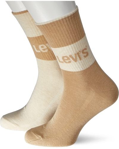Levi's Classic Sock Sneaker - Mixte - Tea Brown - Neutre