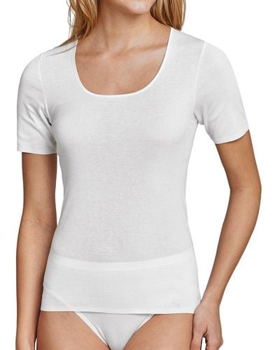 Schiesser T-Shirt Spenzer Classic Luxury 2er Pack - Weiß