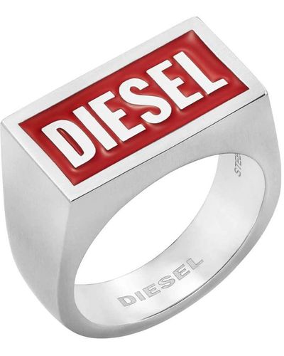 DIESEL Ring Für Männer Ring - Mettallic