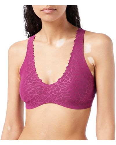 Sloggi Zero Feel Lace 2.0 Bralette Top - Lila