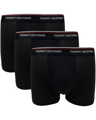 Tommy Hilfiger Plus Premium Essential Set Van 3 Boxershorts - Zwart