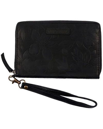 Rip Curl Kroo Rfid Leather Wallet - Size: Osfa - Color: Black, Black, Osfa