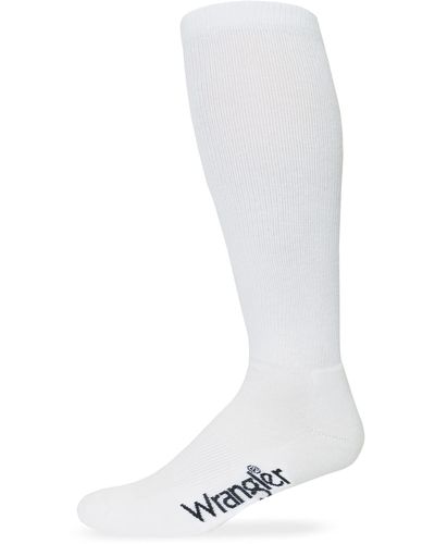 Wrangler Western Boot Sock 2 Pair - White