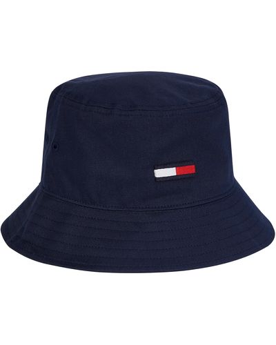 Tommy Hilfiger Tjm Flag Bucket Hat Coperchio - Blu