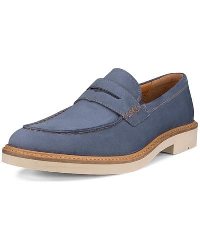 Ecco London Penny Loafer - Blue
