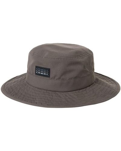 O'neill Sportswear Bushmaster Hut – Breite Krempe Bucket Hats für Männer – Bequemer Fischerhut oder Strandhut mit - Braun