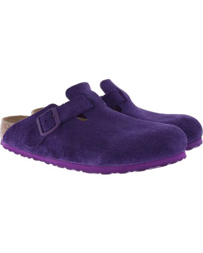 Birkenstock / Modell: Boston mit Weichbettung/Wine-Lila Veloursleder/Weite: Normal / 1023524