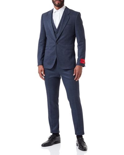 HUGO Arti/hesten232v1j Suit - Blue
