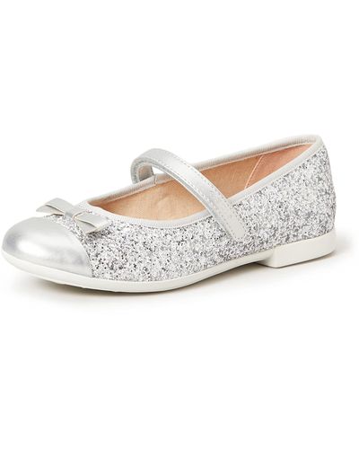 Geox Jr Plie' A Ballerinas 38 EU Silber,Silber,38 EU - Mettallic