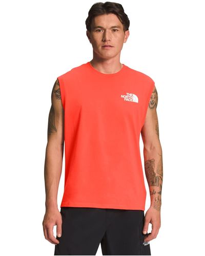 The North Face Box Never Stop Exploring Tank - Red
