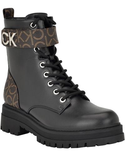 Calvin Klein Prescot Mid Calf Boot - Black